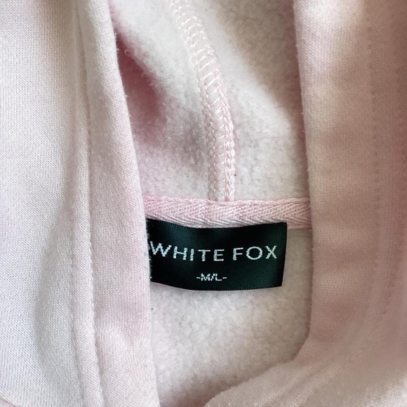 White Fox Boutique Pink Hoodie - Picture 3 of 3